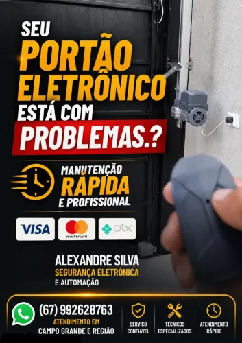 Manutenção e Assistência Técnica de Motores de Portão eletrônico 