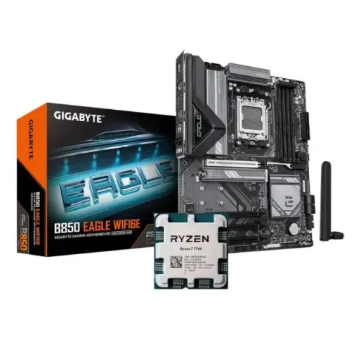 KIT B850 ATX GIGABYTE EAGLE WIFI6E + RYZEN 7 7700