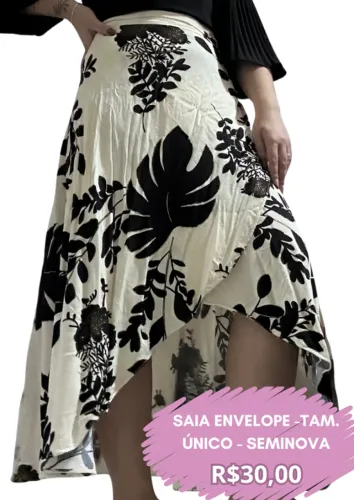 SAIA ENVELOPE ESTAMPADA
