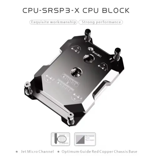 cpu cooler water block AMD epyc SP3