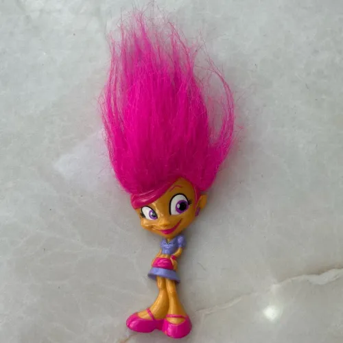Boneca Trollz Ametista McDonalds Mc Lanche Feliz 2006 Cabelo Rosa