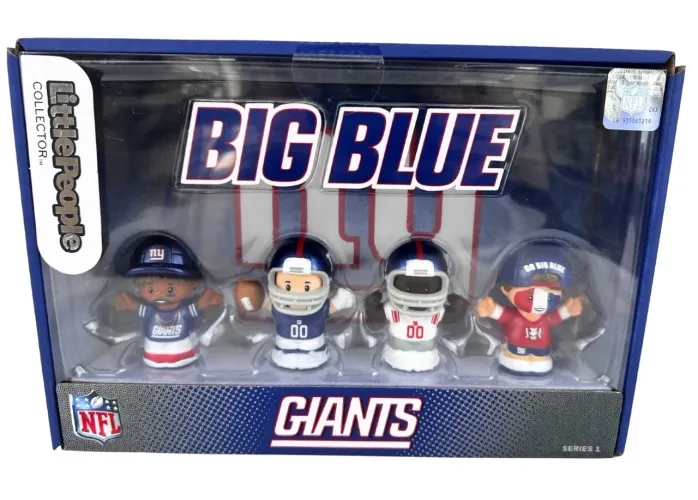 Fisher Price Little People X NFL Collector New York Big Blue Giants 