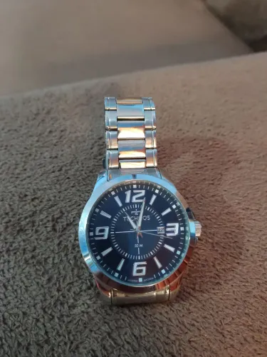 Relógio Technos Masculino Original em Aço Inox - Excelente Estado