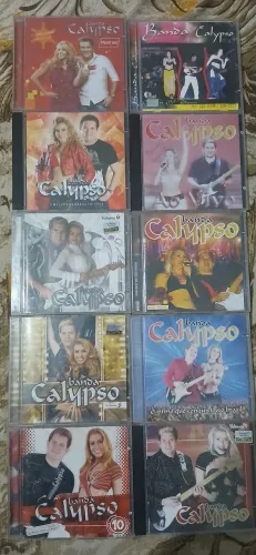 Kit 10 cds banda calypso todos  por 120