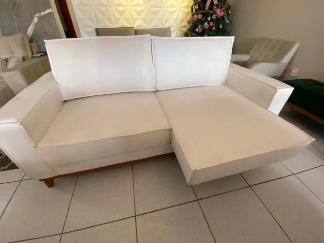 Sofá retrátil, sofá cama 2/3 Lugares Linho 2M