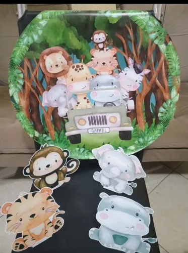 Painel em lona do tema Safari+ displays