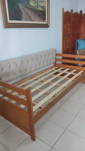 Sofá cama em ótimo estado no precinho pra buscar logo no janga 