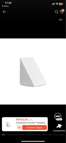 Travesseiro triangular Ortopédico 