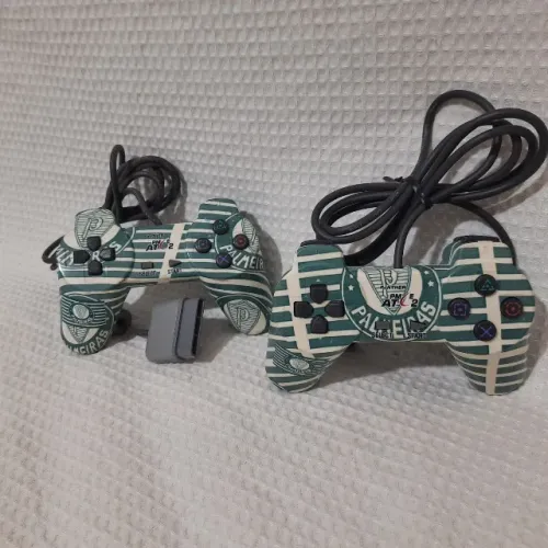 par controles playstation 1 atc palmeiras