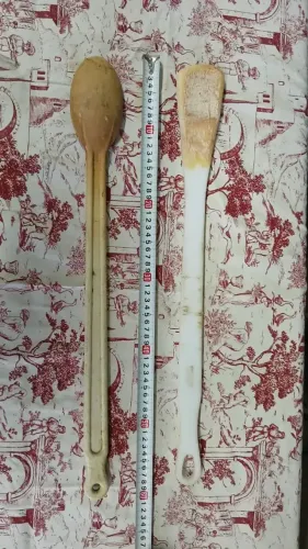 Kit Cozinha Industrial: Remo (Colher) e Pá (Espátula) 60cm - Nylon/Polipropileno