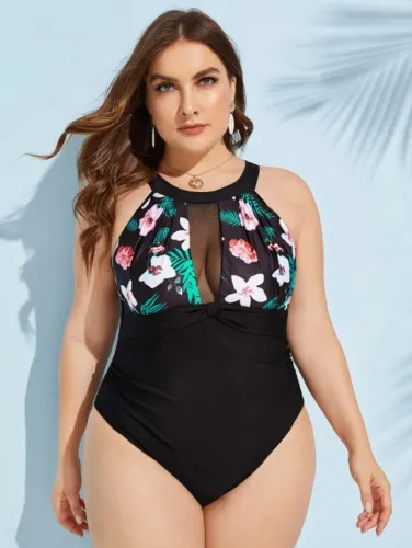 Maiô Plus Size Modelador c/ Bojo Removível - Valoriza Curvas | Frete Grátis