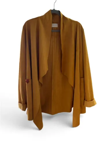 cardigan marfinno suede amarelo M