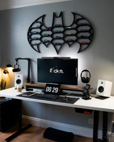 Expositor de Parede Temático do Batman (para Miniaturas 1:64)