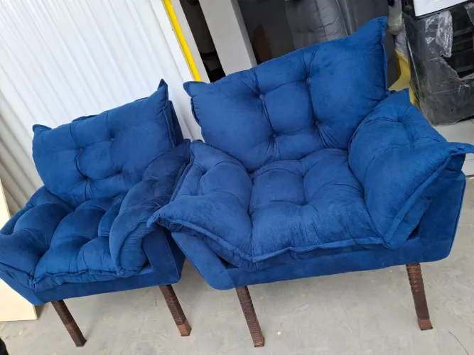 Poltrona decorativa cores a escolher