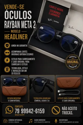 Óculos Rayban Meta 2