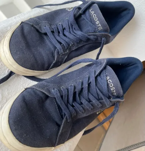 Tênis Lacoste Lerond Azul Marinho - Original - Tam 41
