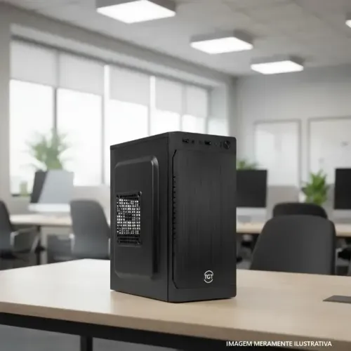 Gabinete Tgt B120, Mini-tower, Preto, Tgt-b120-pr01
