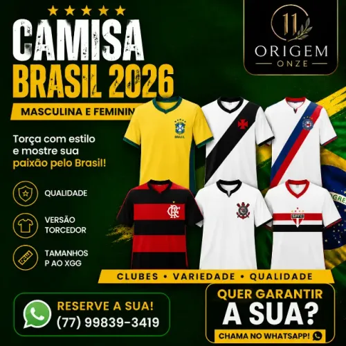 Camisas Clubes e Seleções