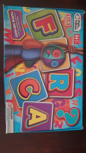 Jogo da Forca Pais e Filhos - Tabuleiro Educativo