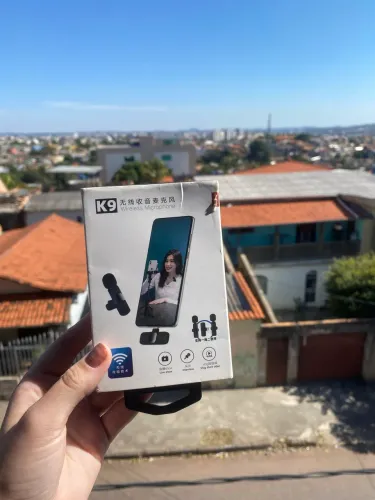 Microfone tipo C - 2 lapelas 