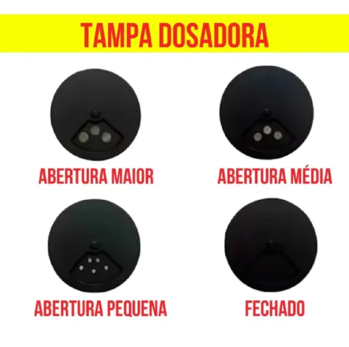Porta tempero giratório
