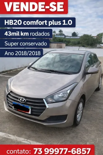 Hyundai HB20 Comf./c.plus/c.style 1.0 Flex 12V 2018