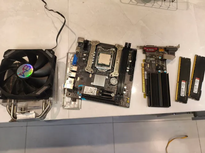 Kit i5 3470 com 16 g ram DDR3 nvme 128 aircoler da movibo