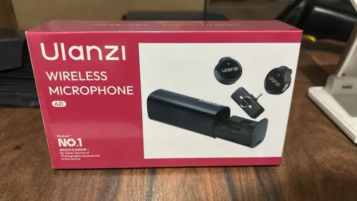 Microfone Ulanzi A21 Wireless Tipo-c Profissional