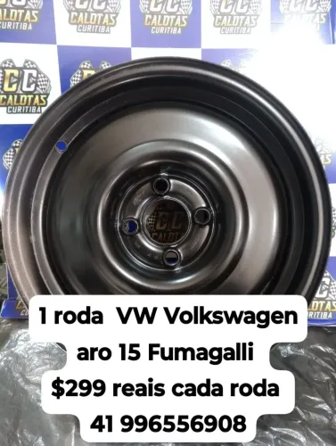 Roda Fumagalli aro 15 original VW Volkswagen gol Saveiro Voyage Patati G5 Santana