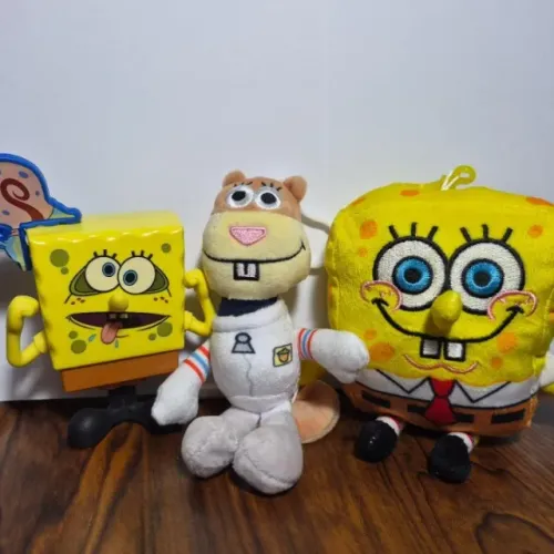 Lote Bob Esponja e Sandy Bochechas - Promocionais do Habib's e Burger King