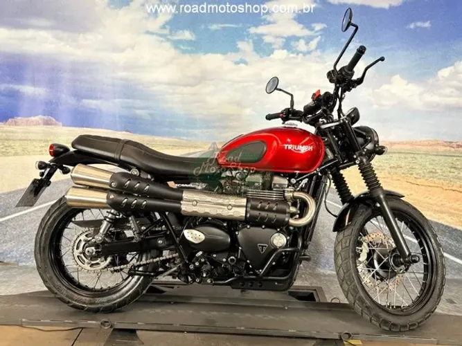 TRIUMPH/STREET SCRAMBLER 900- Vermelha- 2020- 20.851Km