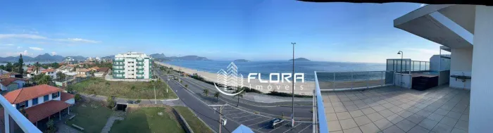 Maravilhosa cobertura frente mar