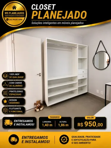 Closet a pronta entrega 