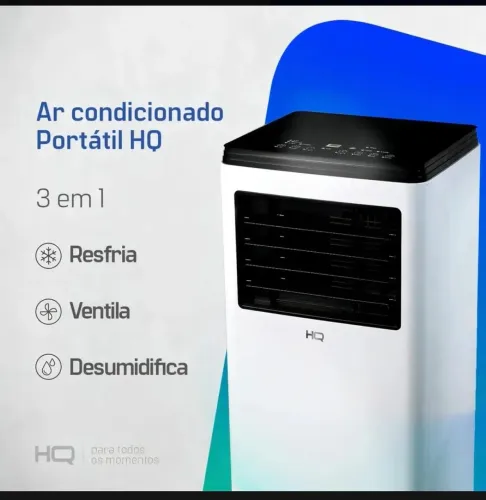 AR-CONDICIONADO PORTÁTIL HQ 10.500 BTU/h