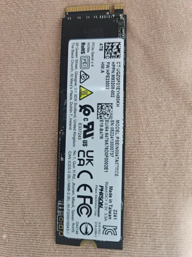 4TB Ultra m2 Original ssd Nvme 4x4 2280 model PSEIN004TA87MC0