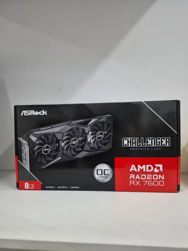 RX 7600 8GB ASROCK TRIPLE FAN LACRADO + GARANTIA