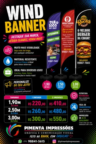 Wind Banner personalizado