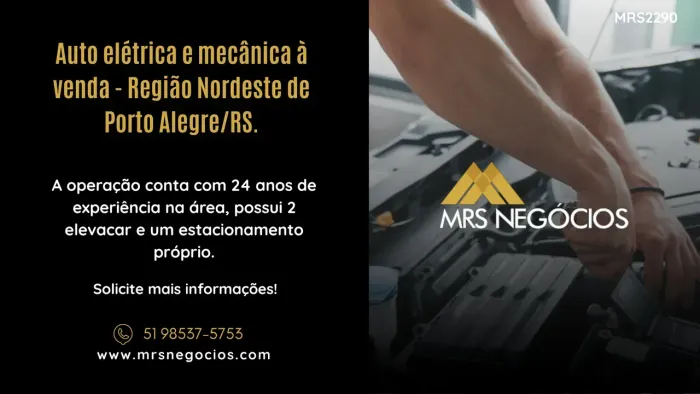 Auto elétrica e mecânica à venda - Região Nordeste de Porto Alegre/RS.