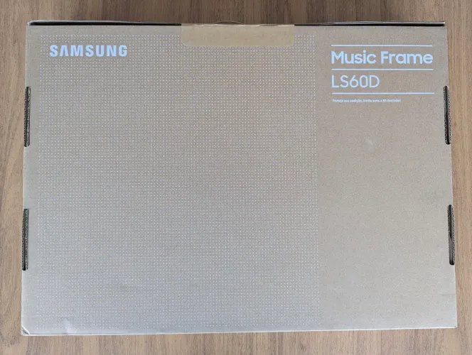 Samsung Music Frame HW-LS60D/ZD Caixa de Som Inteligente Lacrada Nota Fiscal Garantia 