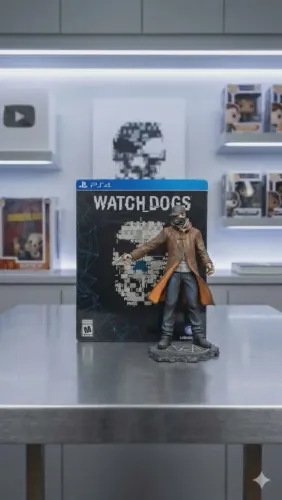 Boneco Watch Dogs Limited Edition Ps4 Ubisoft (Usado)