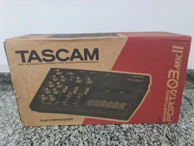 Gravador Cassete Tascam Porta 03 MKII - Perfeito para Lo-Fi - Raridade anos 90