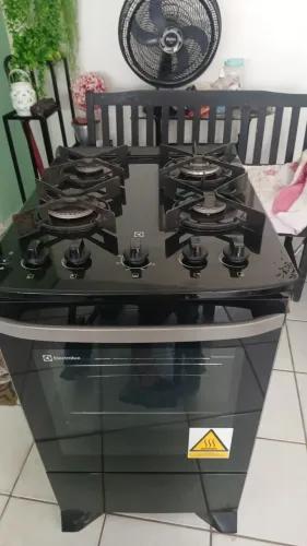 Fogão automático tripla chama