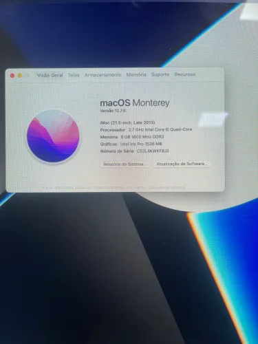 imac 21 2013