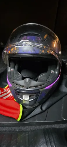 Capacete LS2 FF397 Vector Cosmos Excelente Estado