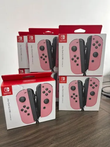 Controle Joy-Con (L-R) Pastel Pink / Pastel Pink - Switch