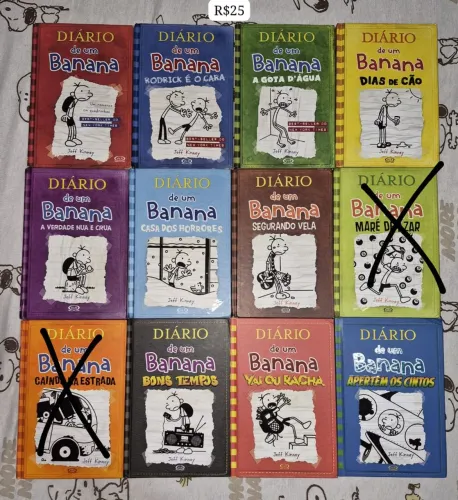 Livros: diário de um banana capa dura