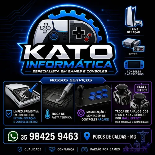 Manutenção e Limpeza PS/XBX/Nintendo