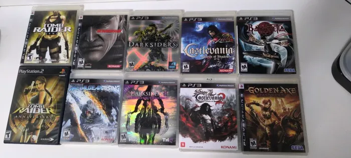 COLEÇÃO PS3 + 1 JOGO PS2! 33 JOGOS ORIGINAIS<br>