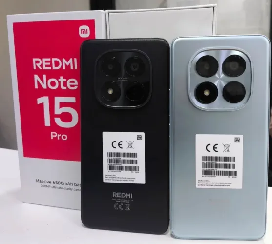 Celular Xiaomi Redmi Note 14 Pro 4G 256GB 08GB RAM Preto Azul Dourado 