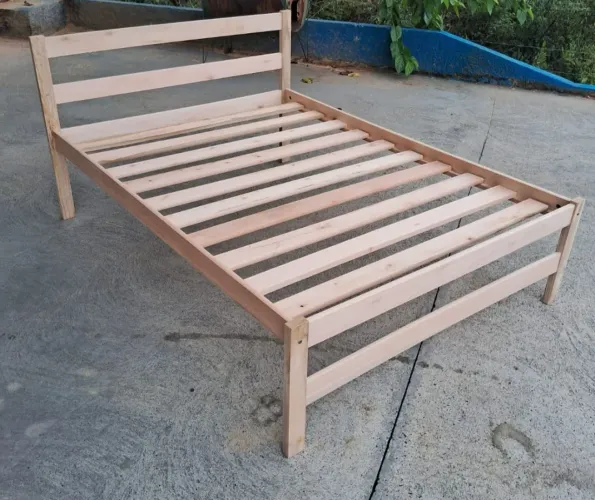 Cama de casal NOVAS eucalipto reforçado 